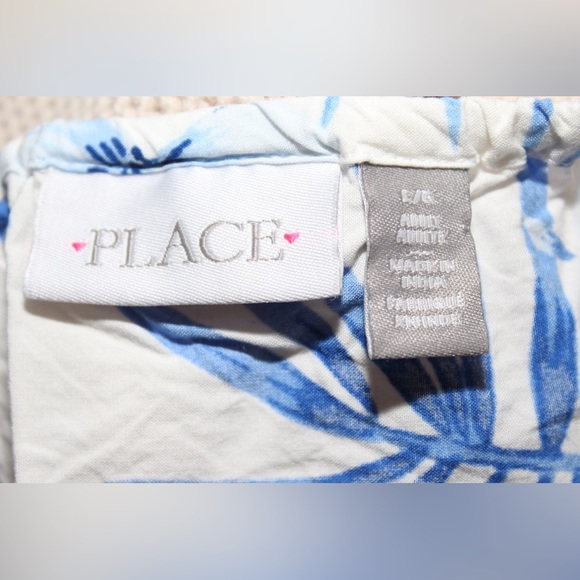 The Children’s Place Womens Matching Family Tropical Midi Ruffle Dress - White - Picture 5 of 5